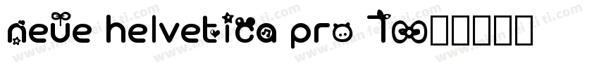neue helvetica pro 7字体转换